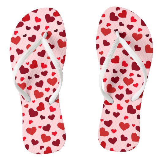 Cute Hearts Pattern Teenslippers (Voetbed)