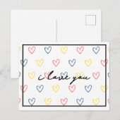Cute Hearts Stijl 1 Briefkaart (Voorkant / Achterkant)