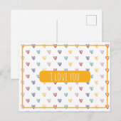 Cute Hearts Stijl 2 Briefkaart (Voorkant / Achterkant)