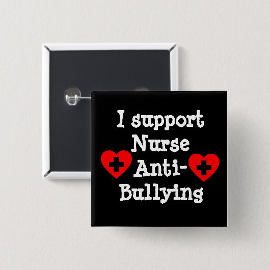 Cute Hearts Zurse Anti-Bullying Button (Voorkant /achterkant)