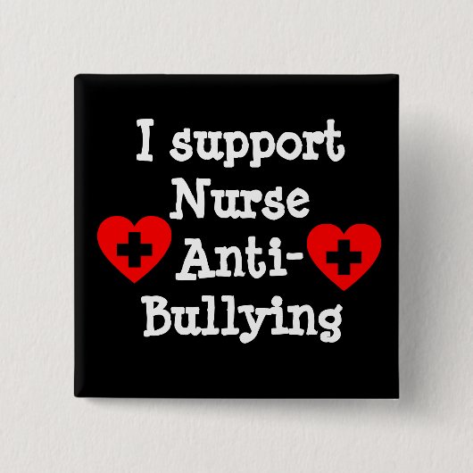 Cute Hearts Zurse Anti-Bullying Button (Voorkant)