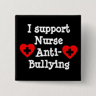 Cute Hearts Zurse Anti-Bullying Button