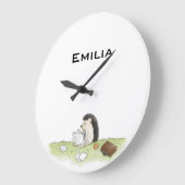 Cute Hedegel Animal met computerkleur Grote Klok (Hoek)