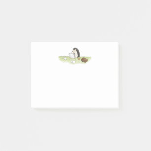 Cute Hedegel Animal met computerkleur Post-it® Notes