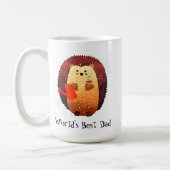 Cute Hedegel Animal World's beste vader Koffiemok (Links)