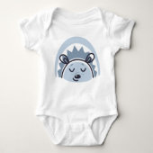 Cute Hedégel Baby Bodysuit Sleeper (Voorkant)