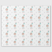 Cute Hedégel Birthday Cadeaupapier (Vlak)