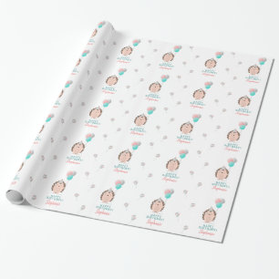 Cute Hedégel Birthday Cadeaupapier