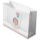 Cute Hedégel Birthday Large Cadeautasje (Voorkant Gekanteld)