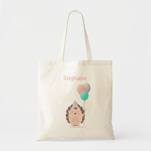 Cute Hedégel Birthday Tote Bag (Voorkant)