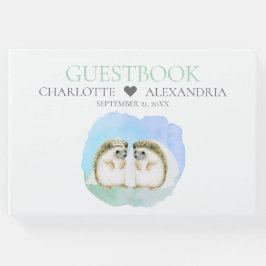 Cute Hedegel Brides Lesbian Gay Couple Wedding Gastenboek