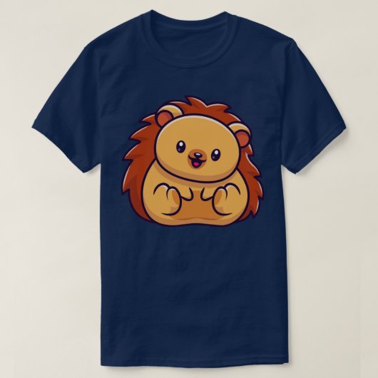 Cute Hedegel Cartoon T-shirt (Design voorkant)
