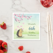 Cute Hedégel Cherry Blossom Custom Servet (Insitu)