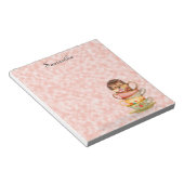 Cute Hedegel Colorful Teacups Notitieblok (Schuin)