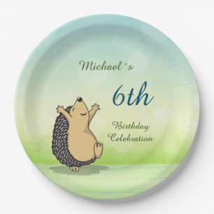 Cute Hedegel Custom Birthday Papieren Bordje