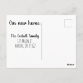 Cute Hedegel Familie We hebben ons verplaatst Briefkaart (Achterkant)