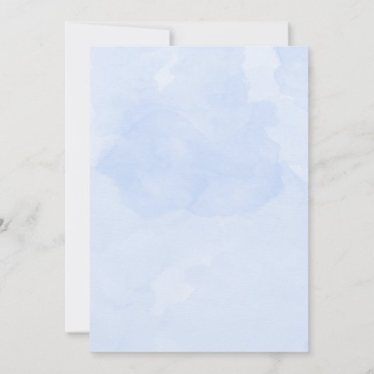 Cute Hedegel Family New Baby Photo Personalized Aankondiging (Achterkant)