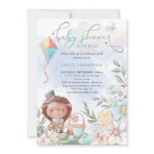 Cute Hedégel Florals Baby shower Picnic Boy