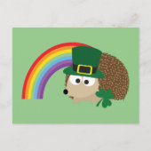 Cute Hedégel g Leprechaun Briefkaart (Voorkant)