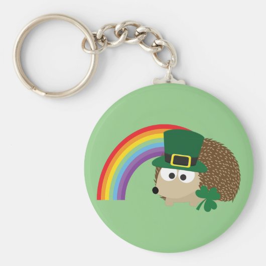 Cute Hedégel g Leprechaun Sleutelhanger (Voorkant)