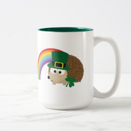 Cute Hedégel g Leprechaun Tweekleurige Koffiemok