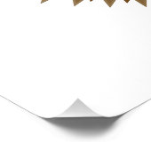 Cute Hedegel Holidng a Paars Heart Perfect Poster (Hoek)