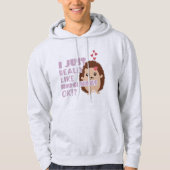 Cute Hedégel ik hou echt van egel. Hoodie (Voorkant)