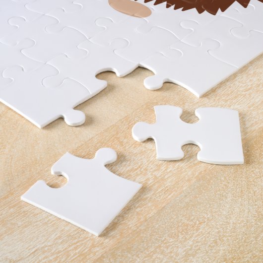 Cute Hedégel ik hou echt van egel. Legpuzzel (Zijkant)