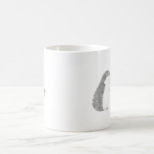 Cute Hedegel Mok Aangepaste gepersonaliseerde hede (Center)