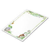 Cute Hedégel-paddenstoelschilderij waterverf Notitieblok (Schuin)