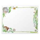 Cute Hedégel-paddenstoelschilderij waterverf Notitieblok (Voorkant)