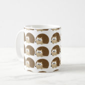 Cute Hedegel patroon Koffiemok (Voorkant links)