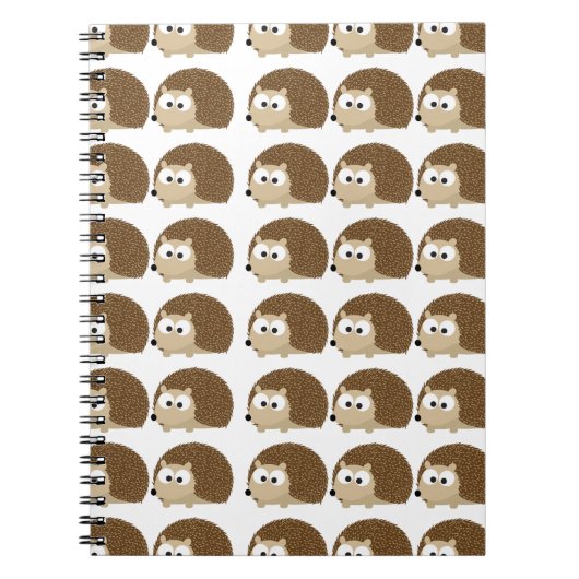 Cute Hedegel patroon Notitieboek (Voorkant)