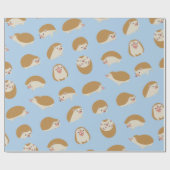 Cute Hedegel Pattern Cadeaupapier (Vlak)