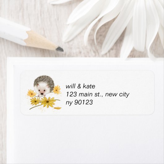 Cute Hedegel Return Address Labels (Insitu)