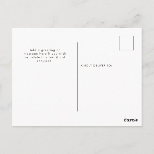 Cute Hedegel Script Happy Thanksgiving Briefkaart (Achterkant)