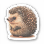 Cute Hedégel Sticker (Voorkant)