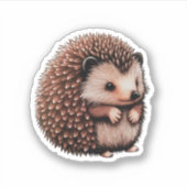 Cute Hedégel Sticker (Voorkant)