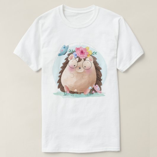 Cute Hedégel T-Shirt (Design voorkant)