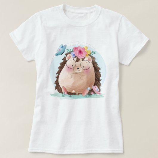 Cute Hedégel T-Shirt (Design voorkant)