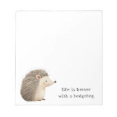 Cute Hedégels Notitieblok (Voorkant)