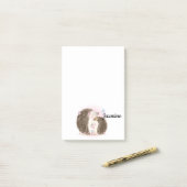 Cute Hedégels Post-it® Notes (Op bureau)