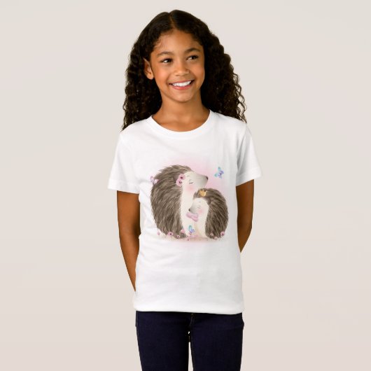 Cute Hedégels T-shirt (Voorkant volledig)