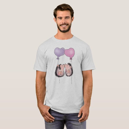 Cute Hedégels T-Shirt (Voorkant volledig)