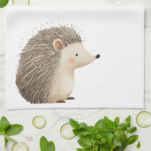 Cute Hedégels Theedoek (Gevouwen)