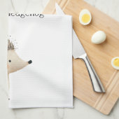 Cute Hedégels Theedoek (Quarter Fold)