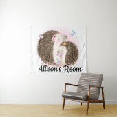 Cute Hedégels Wandkleed (In Situ (horizontaal))