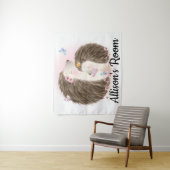 Cute Hedégels Wandkleed (In situ)