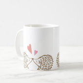 Cute hedégs in Love Hedgel Heart Mok voor haar (Voorkant links)