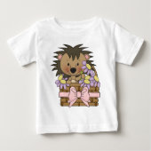 Cute Hedge Hog baby t shirt (Voorkant)